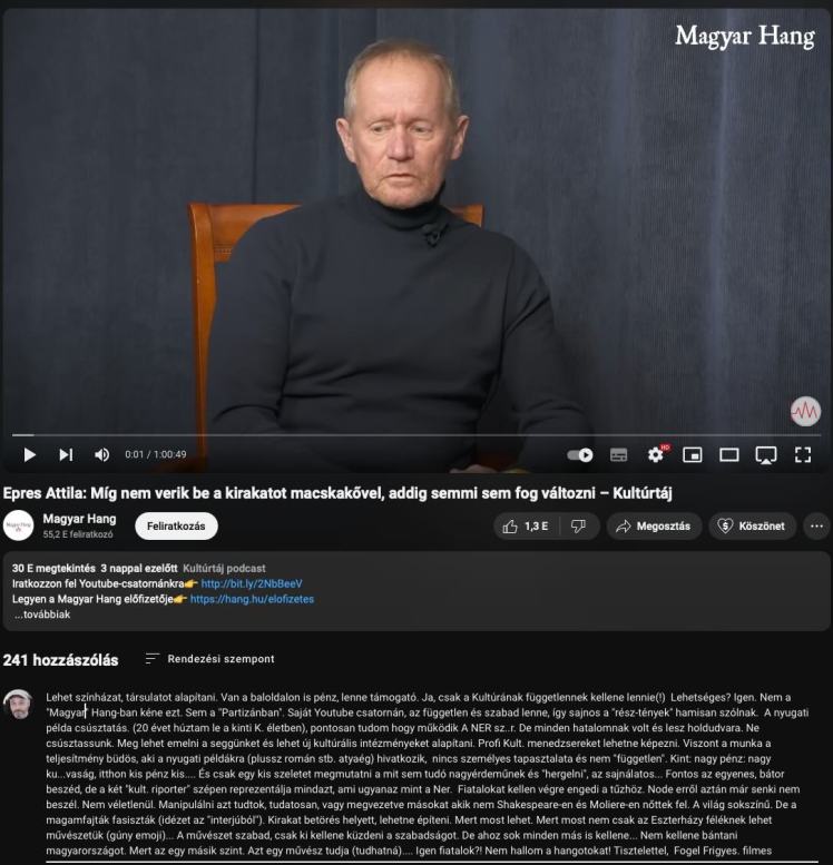 Nem szoktam kommenteket írni. De most kivételt&nbsp;tettem….