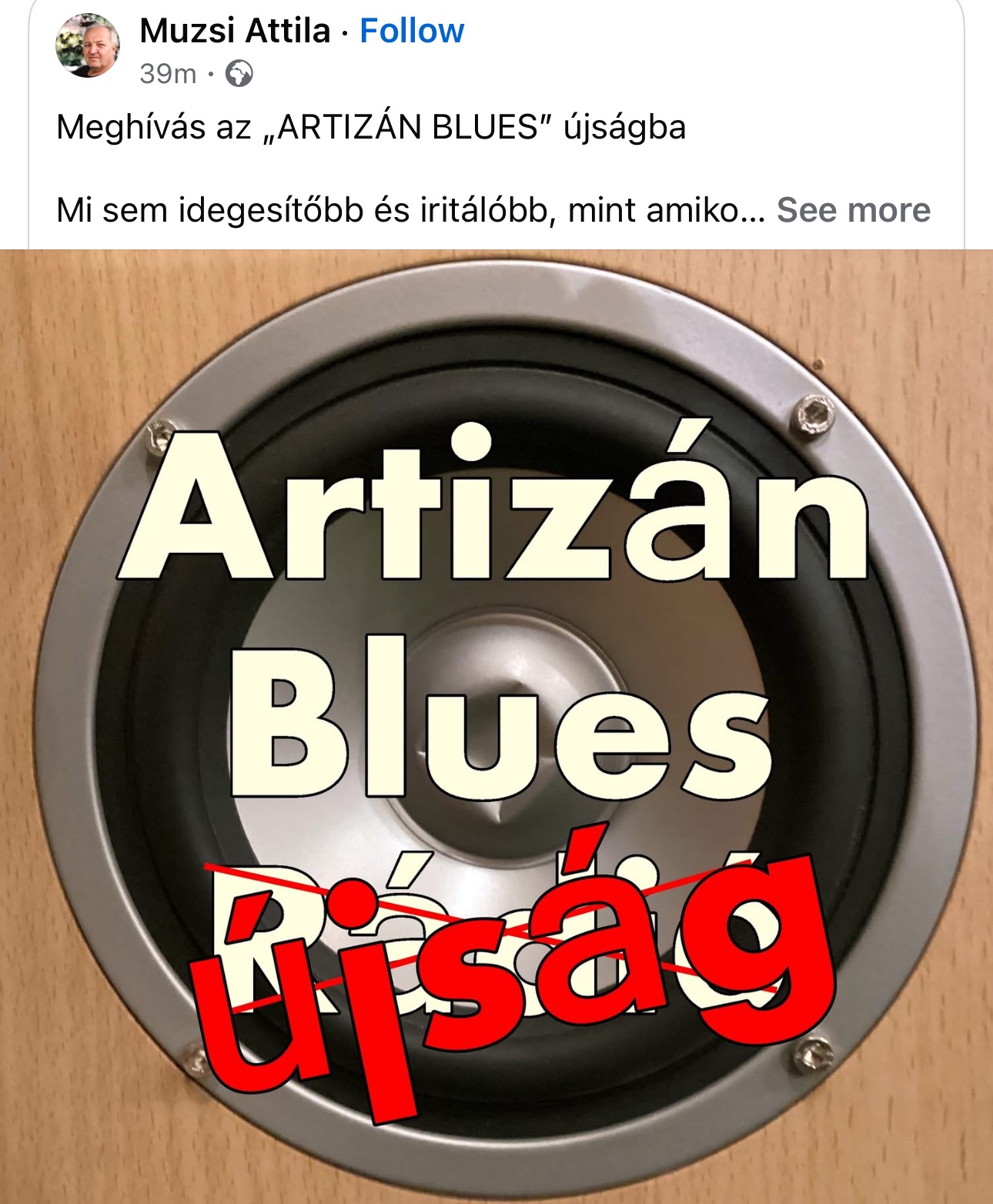 Meghívás az „ARTIZÁN BLUES” újságba Meghívás az „ARTIZÁN BLUES” újságba